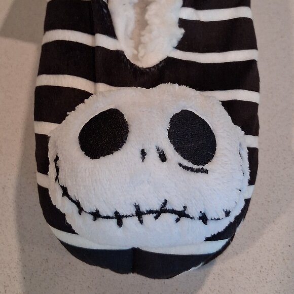 Disney Jack Skeleton Nightmare Before Christmas Slippers Women's Size S/M - Picture 3 of 15